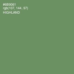 #6B9061 - Highland Color Image