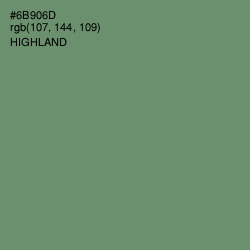 #6B906D - Highland Color Image