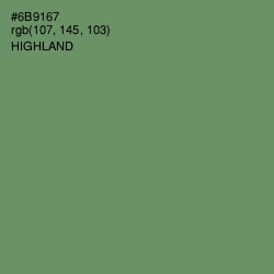 #6B9167 - Highland Color Image