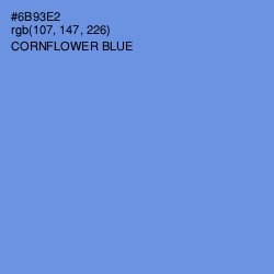 #6B93E2 - Cornflower Blue Color Image