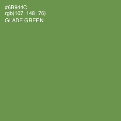 #6B944C - Glade Green Color Image