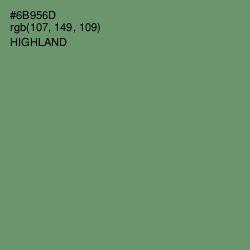 #6B956D - Highland Color Image