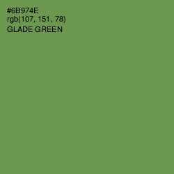 #6B974E - Glade Green Color Image
