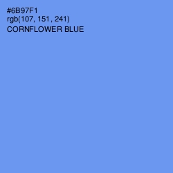 #6B97F1 - Cornflower Blue Color Image