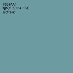 #6B9AA1 - Gothic Color Image