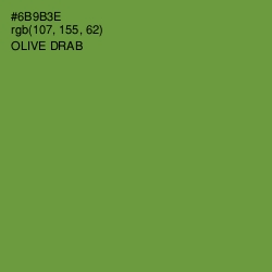 #6B9B3E - Olive Drab Color Image