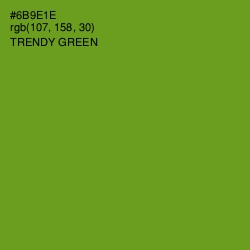 #6B9E1E - Trendy Green Color Image