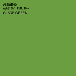 #6B9E40 - Glade Green Color Image