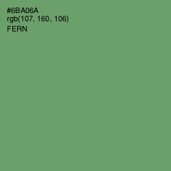 #6BA06A - Fern Color Image