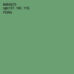 #6BA073 - Fern Color Image