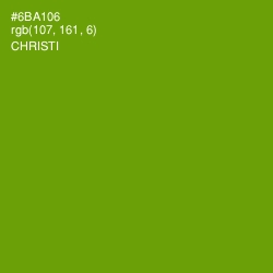 #6BA106 - Christi Color Image