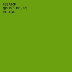 #6BA10F - Christi Color Image