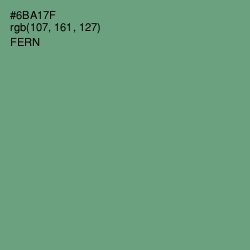 #6BA17F - Fern Color Image