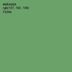 #6BA26A - Fern Color Image