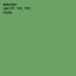 #6BA364 - Fern Color Image