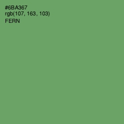 #6BA367 - Fern Color Image