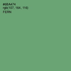 #6BA474 - Fern Color Image