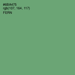 #6BA475 - Fern Color Image