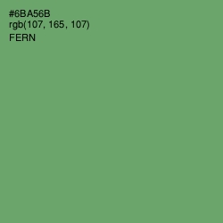 #6BA56B - Fern Color Image