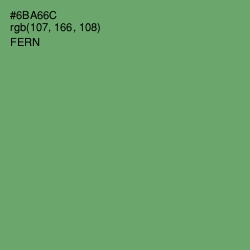 #6BA66C - Fern Color Image