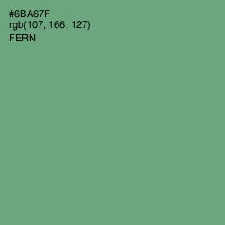 #6BA67F - Fern Color Image