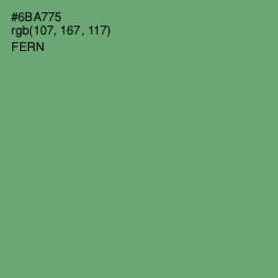 #6BA775 - Fern Color Image