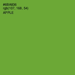 #6BA836 - Apple Color Image