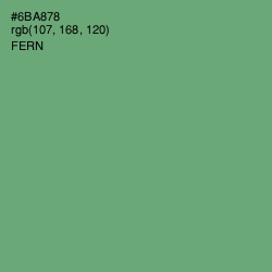 #6BA878 - Fern Color Image