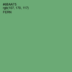 #6BAA75 - Fern Color Image