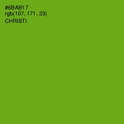 #6BAB17 - Christi Color Image