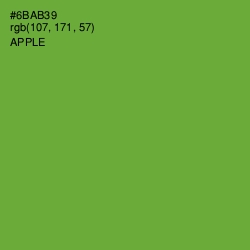 #6BAB39 - Apple Color Image