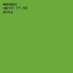 #6BAB3C - Apple Color Image