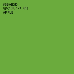 #6BAB3D - Apple Color Image