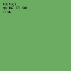 #6BAB62 - Fern Color Image