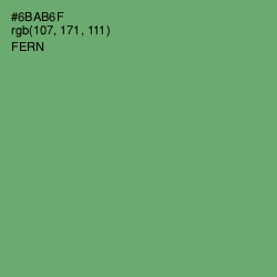 #6BAB6F - Fern Color Image