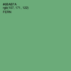 #6BAB7A - Fern Color Image