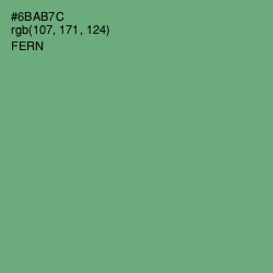 #6BAB7C - Fern Color Image