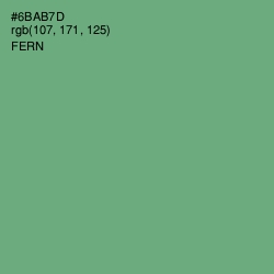 #6BAB7D - Fern Color Image