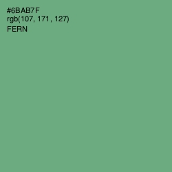 #6BAB7F - Fern Color Image