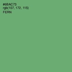 #6BAC73 - Fern Color Image