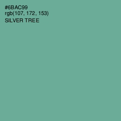 #6BAC99 - Silver Tree Color Image