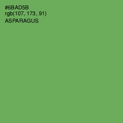#6BAD5B - Asparagus Color Image