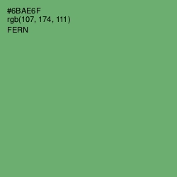 #6BAE6F - Fern Color Image