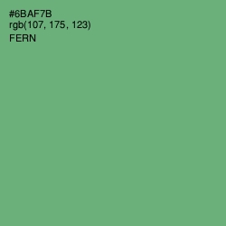 #6BAF7B - Fern Color Image