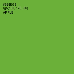 #6BB038 - Apple Color Image