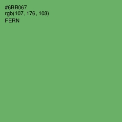 #6BB067 - Fern Color Image