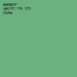 #6BB07F - Fern Color Image