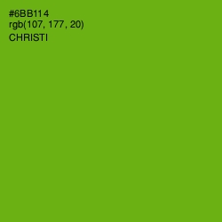 #6BB114 - Christi Color Image