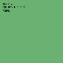 #6BB171 - Fern Color Image