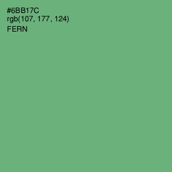 #6BB17C - Fern Color Image